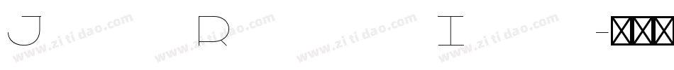 JacquesRoughcut Italic字体转换